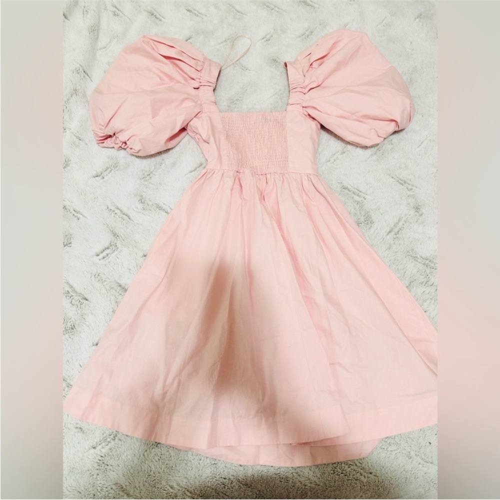 Nwot Anthropologie x Maeve Puff-Sleeve Square-Neck Mini Dress - Picture 6 of 6